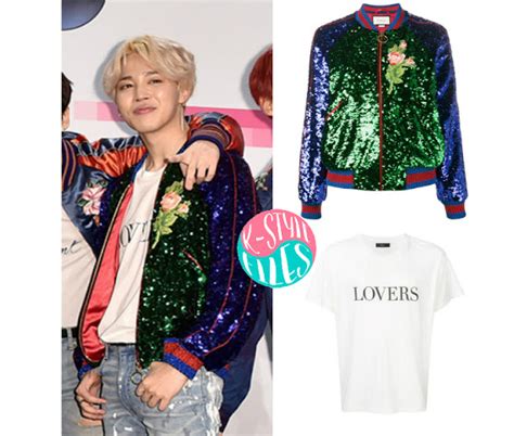 jimin gucci sweater|Gucci amas 2017 jacket.